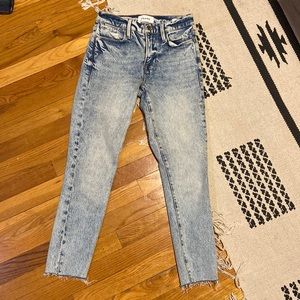 Frame Le High Skinny Crop jeans